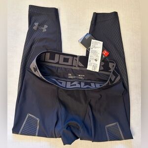 Under Armour Heat Gear Compression running Black Performance tights NWT Sz-M I9